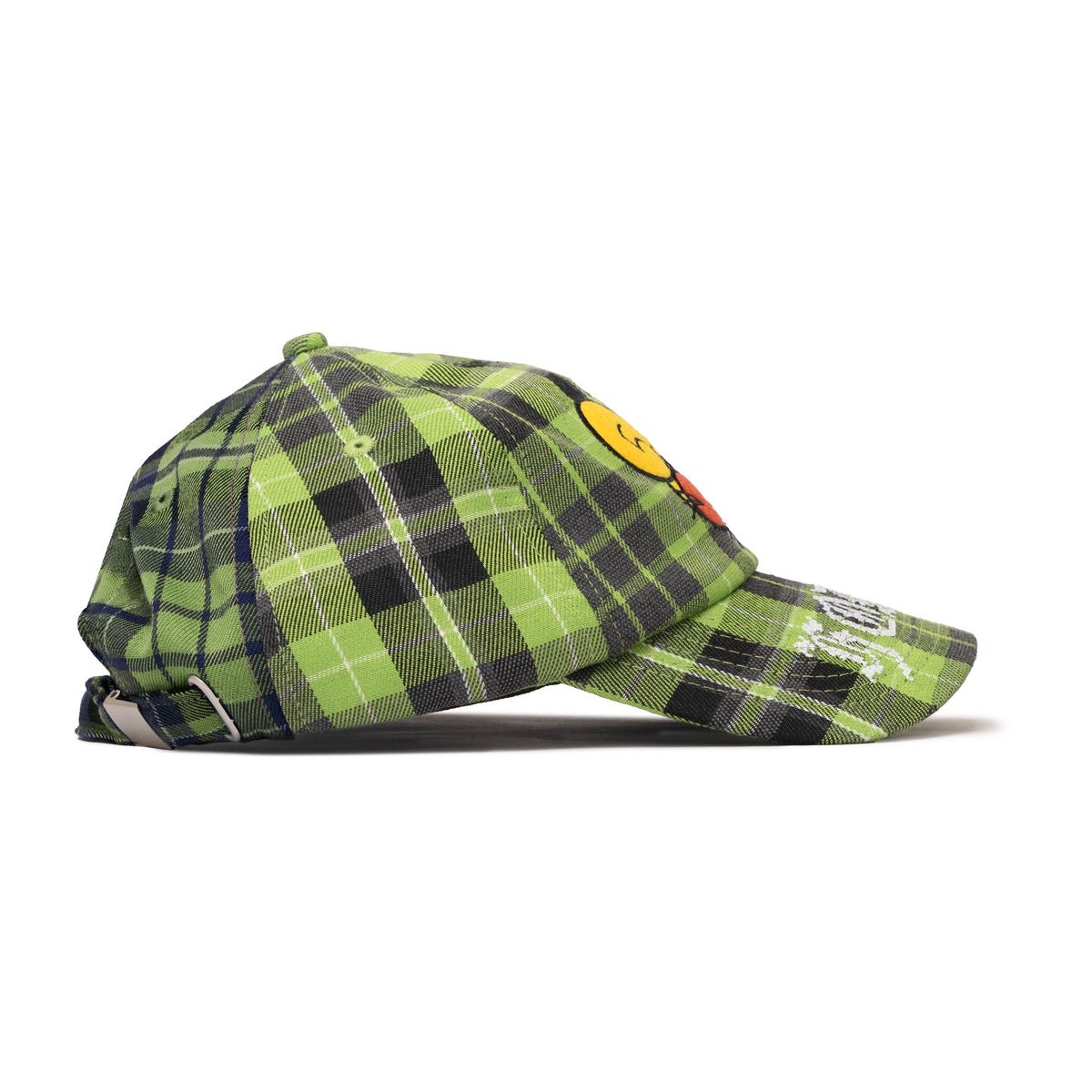 HODDLE SKATEBOARDS MOUSE CAP GREEN TARTAN