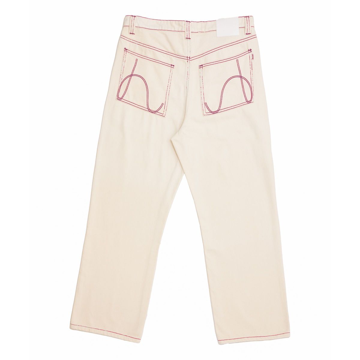 HODDLE SKATEBOARDS ROUTINE STRAIGHT CUT DENIM WHITE
