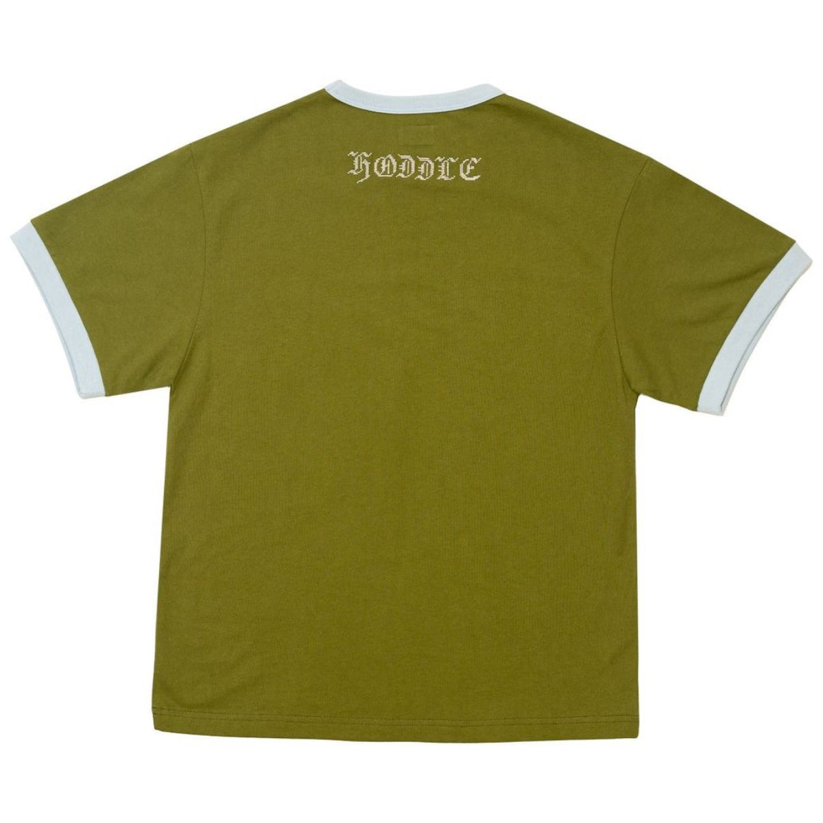 HODDLE SKATEBOARDS TEENAGHE SMOKER RINGER TEE GREEN