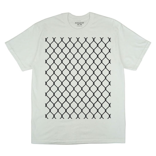 HARDBODY NYC FENCE TEE WHITE