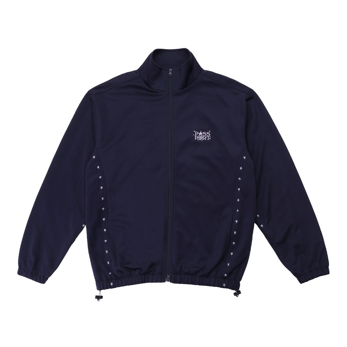 PASS~PORT SKATEBOARDS STARGAZER TRACK JACKET NAVY