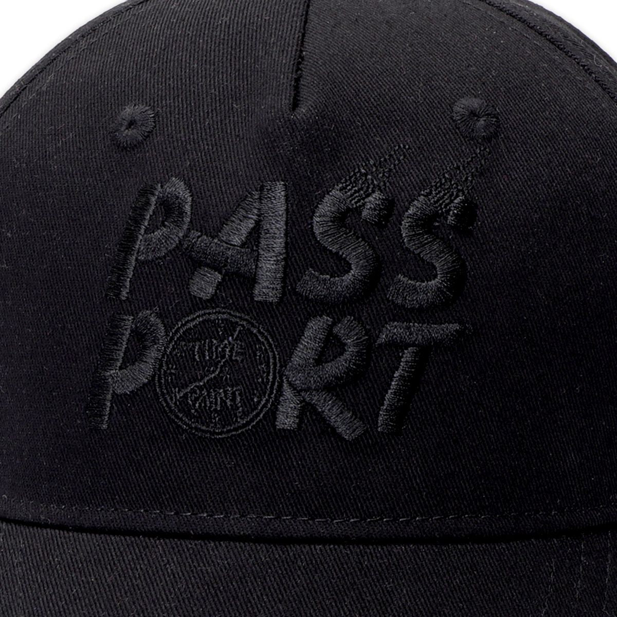 PASS~PORT SKATEBOARDS SHOP RULES PACKERS CAP BLACK