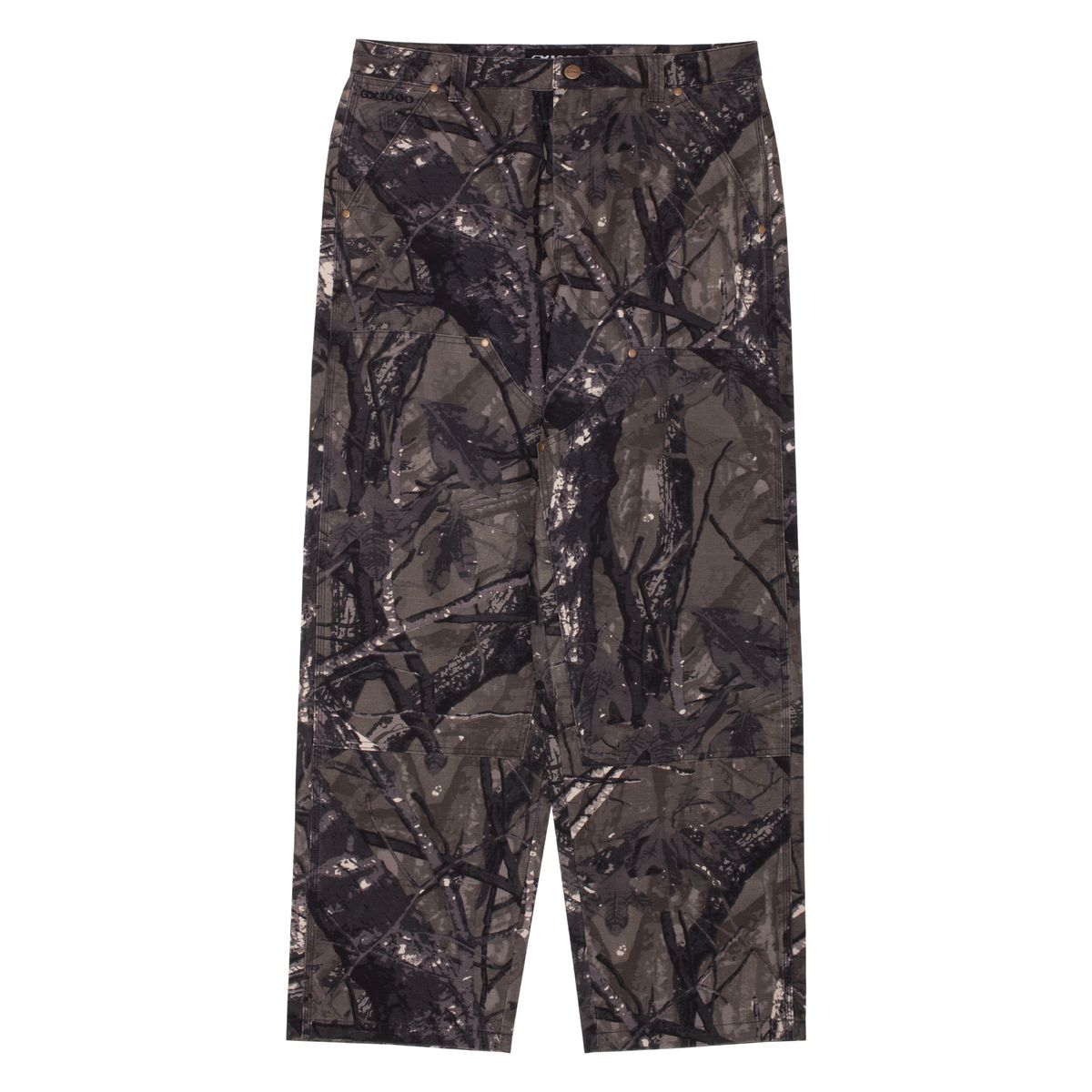 GX1000 DOUBLE KNEE PANT CAMO REAL TREE NAVY