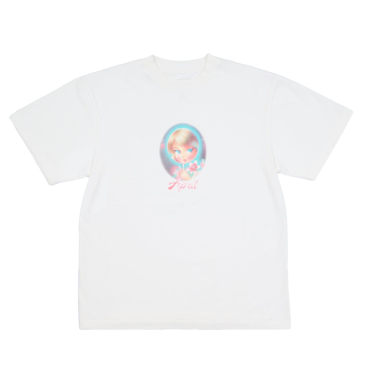 APRIL SKATEBOARDS VANITY TEE WHITE
