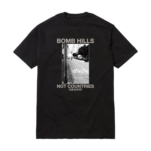 GX1000 BOMB HILLS TEE BLACK/GREY