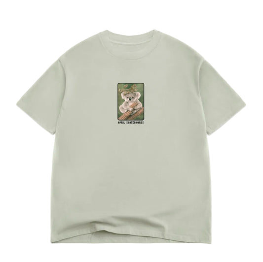 APRIL SKATEBOARDS MARSUPIAL TEE SAGE