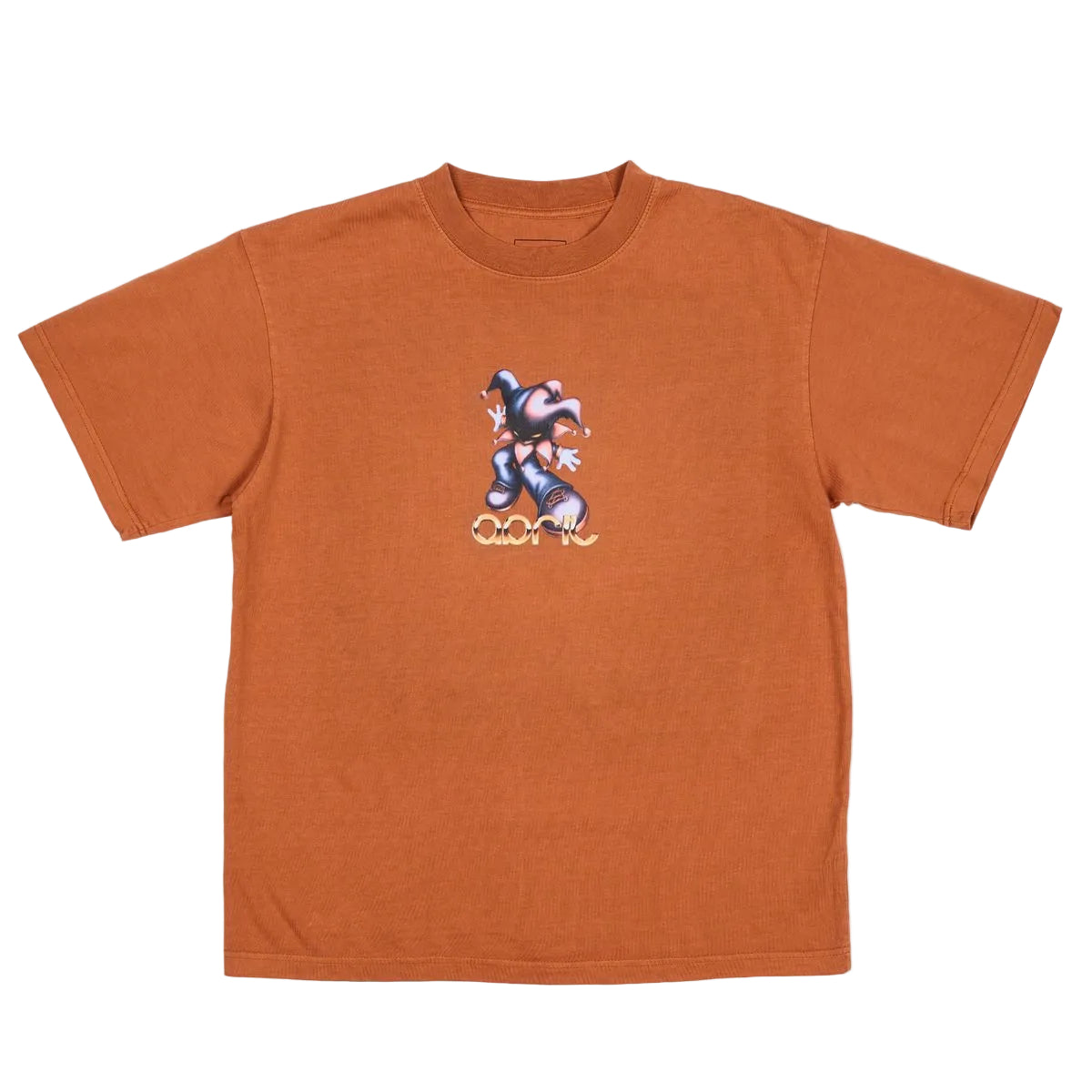 APRIL SKATEBOARDS JESTER TEE RUST