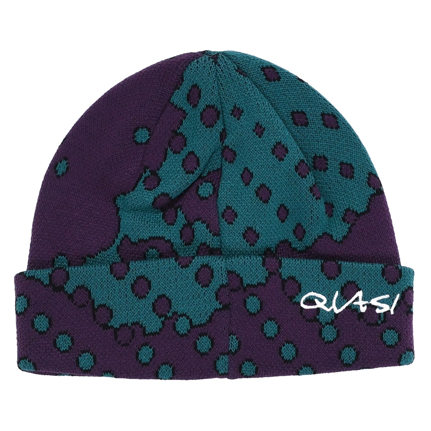 QUASI SKATEBOARDS DITHER BEANIE EGGPLANT