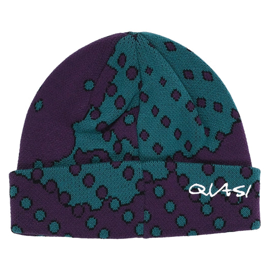 QUASI SKATEBOARDS DITHER BEANIE EGGPLANT