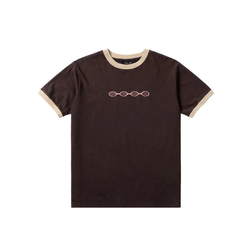 DIME MTL SPACE RINGER T-SHIRT BROWN