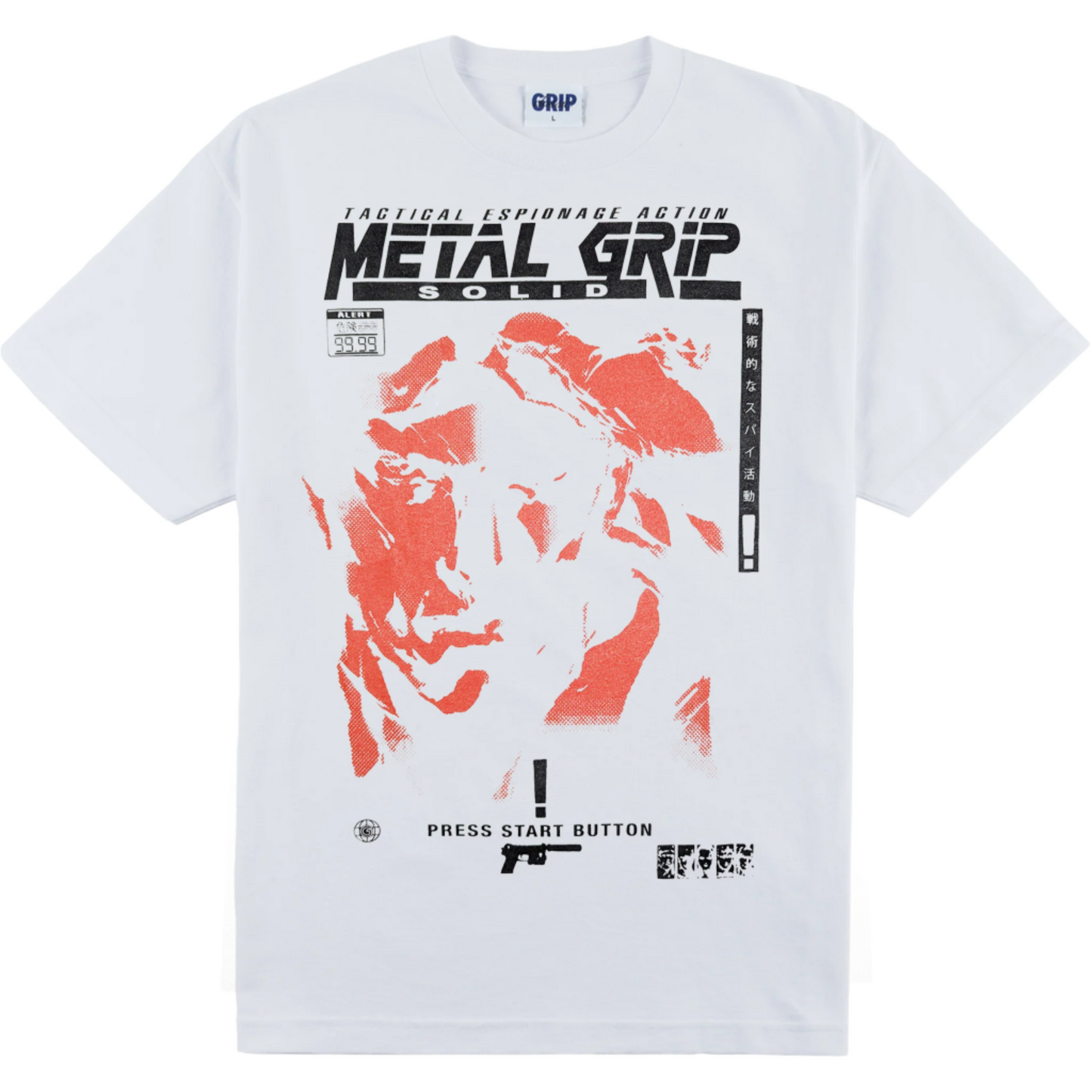 CLASSIC GRIPTAPE METAL GRIP TEE WHITE