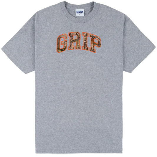 CLASSIC GRIPTAPE GRIP T SHIRT HEATHER GREY