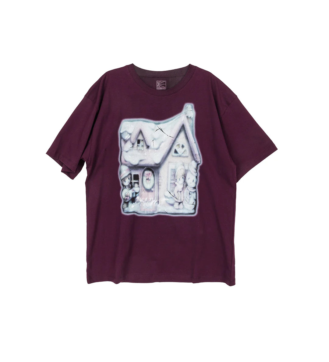 RASSVET / PACCBET KYLER TALE KNIT TEE BURGUNDY