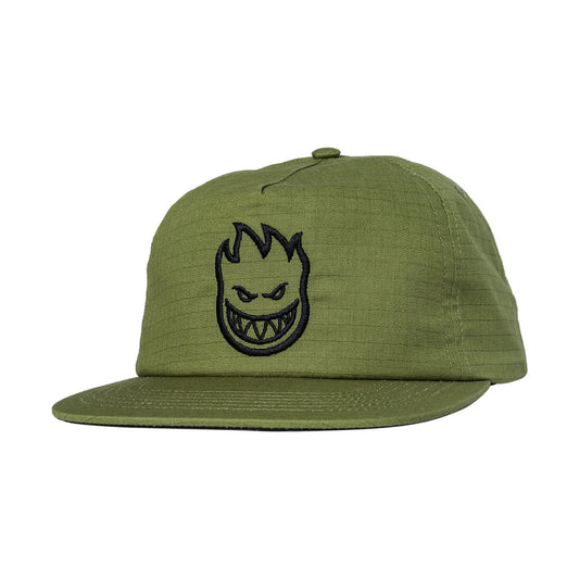 SPITFIRE WHEELS BIGHEAD RIPSTOP SNAPBACK CAP OLIVE
