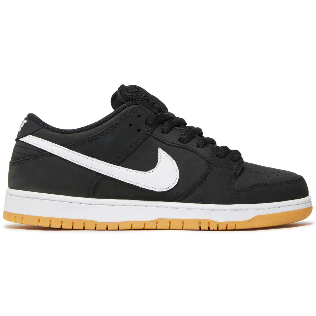 NIKE SB DUNK LOW PRO BLACK/WHITE/GUM – Olympia Skateshop