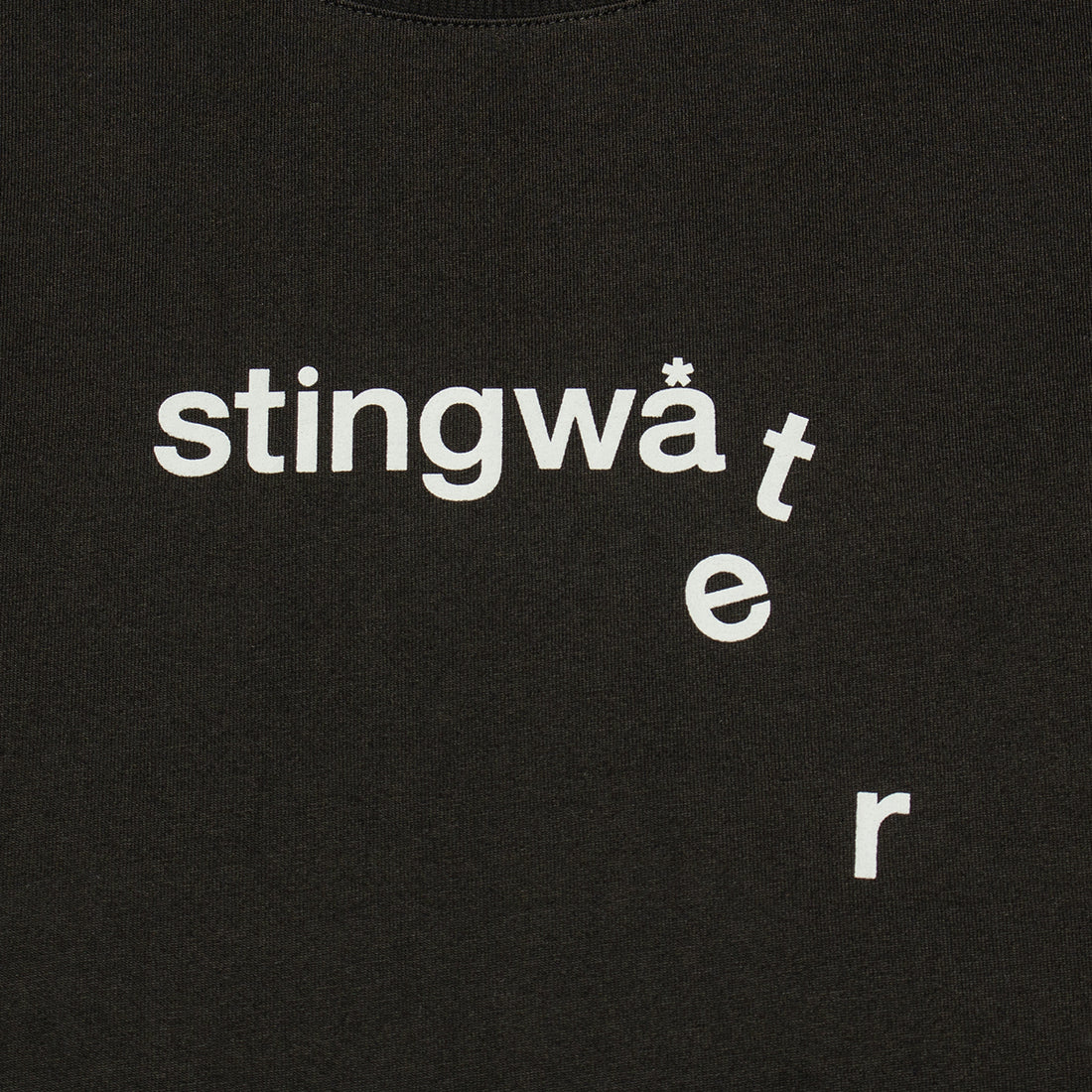 STINGWATER CLASSIC MELT LOGO TEE BLACK/GREY