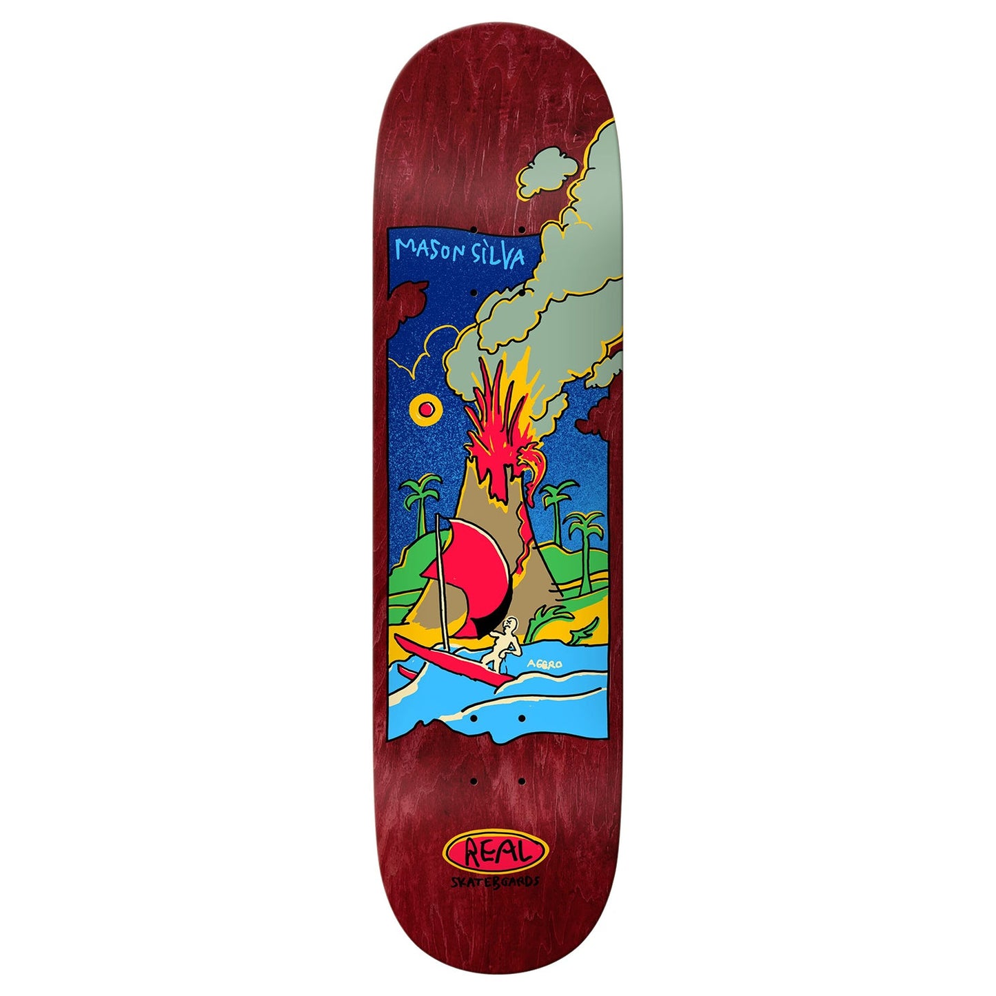 REAL SKATEBOARDS MASON VOLCANO DBX DECK