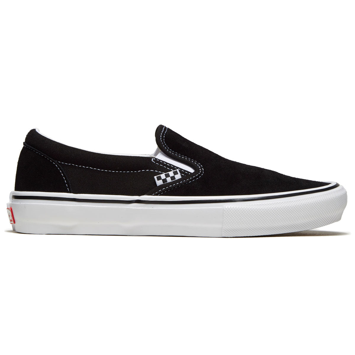 VANS SKATE SLIP ON BLACK/WHITE