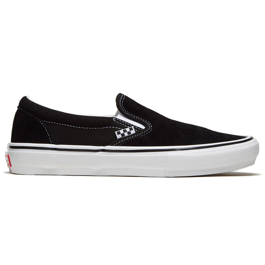VANS SKATE SLIP ON BLACK/WHITE