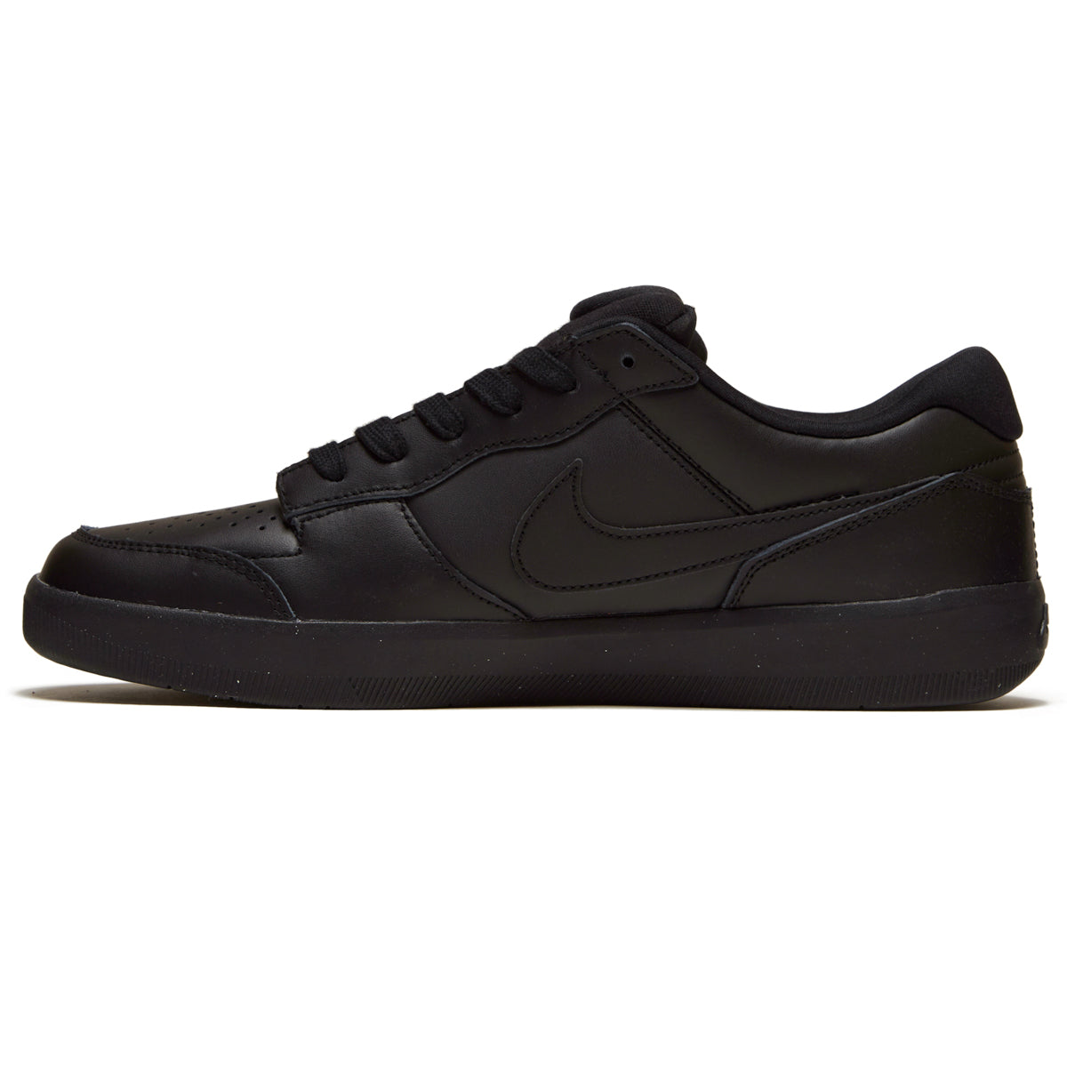 NIKE SB FORCE 58 BLACK/BLACK BLACK/BLACK LEATHER