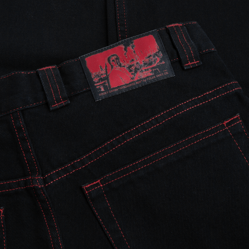 POLAR SKATE CO '93! DENIM APOCALYSPE NUN BLACK/RED