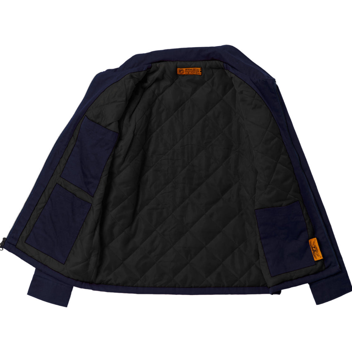 ANTIHERO SKATEBOARDS BASIC EAGLE STASH JACKET NAVY