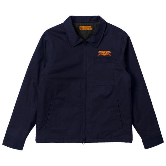 ANTIHERO SKATEBOARDS BASIC EAGLE STASH JACKET NAVY