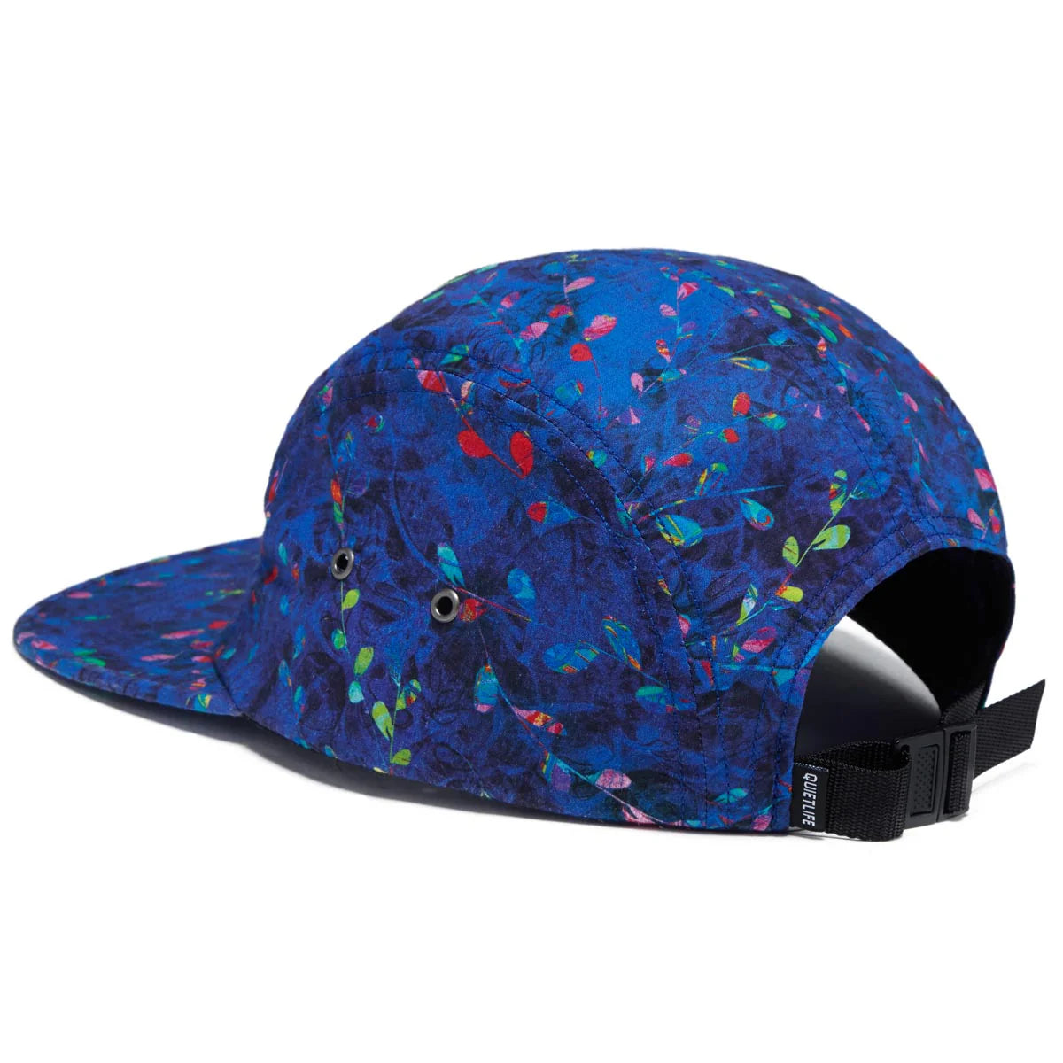 THE QUIET LIFE MIDNIGHT FLORAL 5 PANEL CAP BLUE