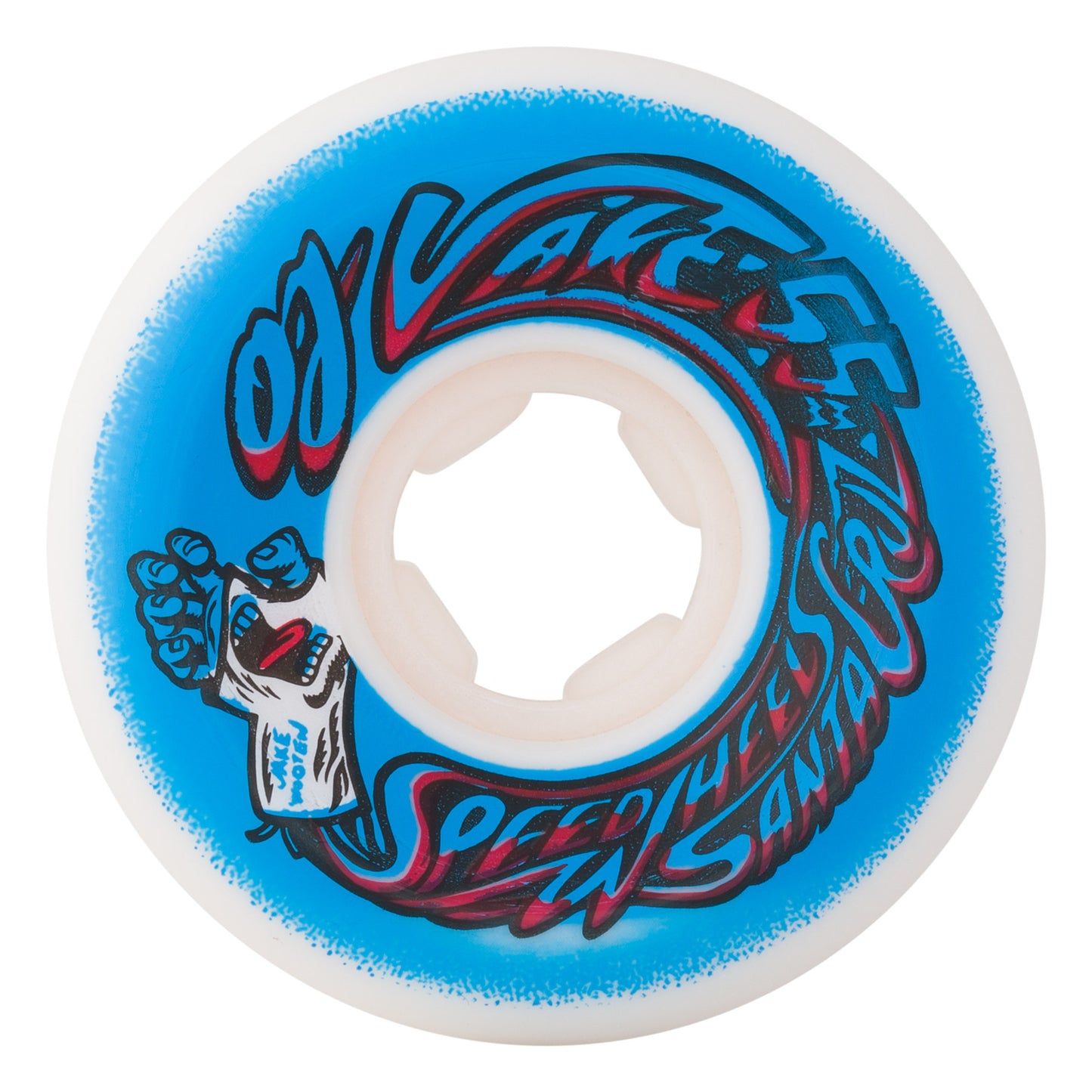 OJ WHEELS WOOTEN SCREAMING CAST ELITE HARDLINE WHITE/BLUE 55MM 101A