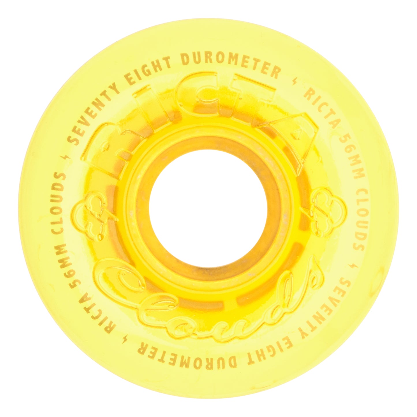 RICTA WHEELS HI VIS CLOUDS YELLOW 78A 56MM