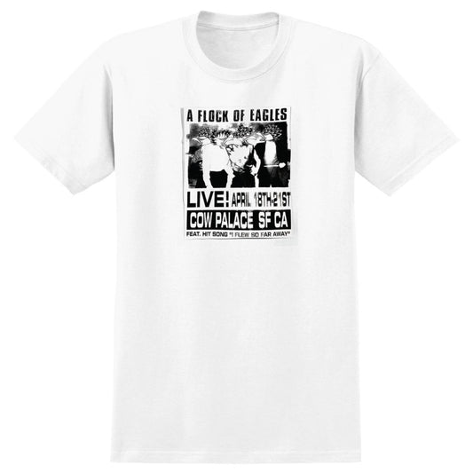 ANTIHERO SKATEBOARDS FLOCK OF EAGLES TEE WHITE/BLACK