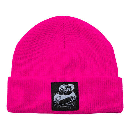 THERE SKATEBOARDS SKATE WITH YOU BEANIE PINK