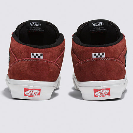 Red half store cab vans