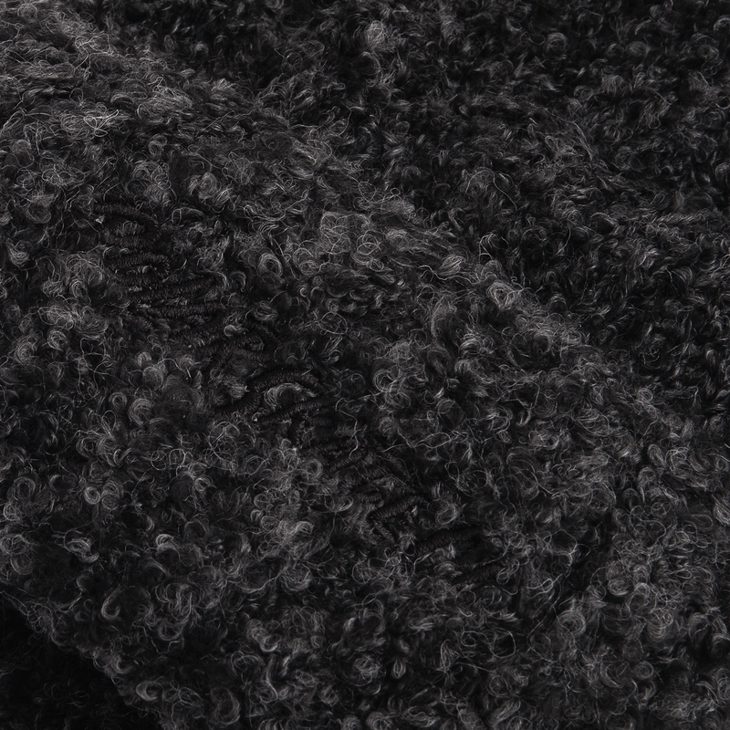 POLAR SKATE CO FLUFF BEANIE BLACK