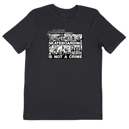SANTA CRUZ COZY ROSKOPP CRIME COMIC VINTAGE TEE SHIRT BLACK