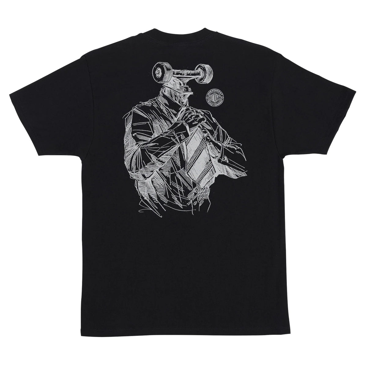 INDEPENDENT TRUCK CO DAILY GRIND TEE SHIRT BLACK
