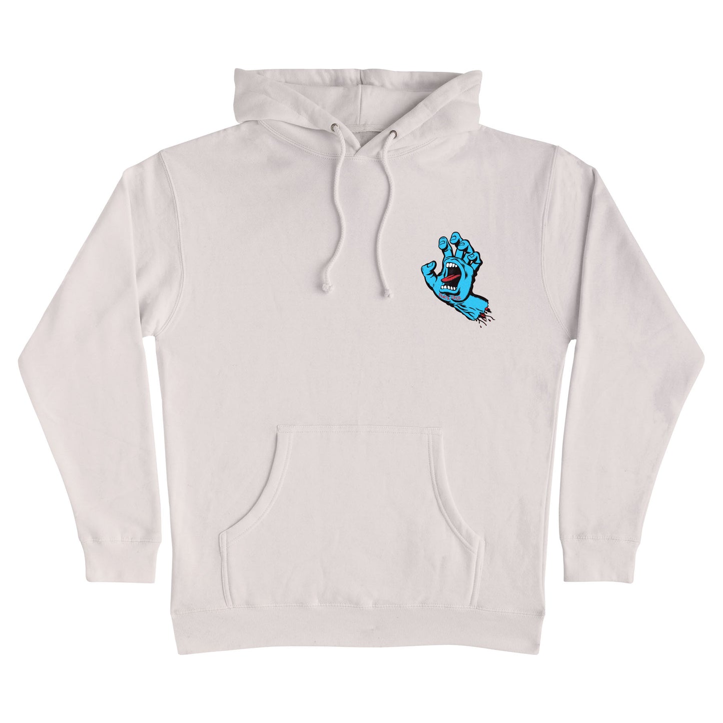 SANTA CRUZ SCREAMING HAND HW HOODIE SMOKE