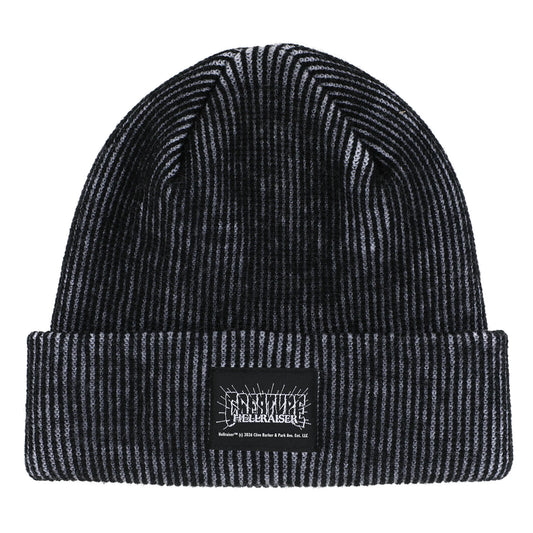 CREATURE SKATEBOARDS HELLRAISER LONG SHOREMAN BEANIE BLACK/WHITE