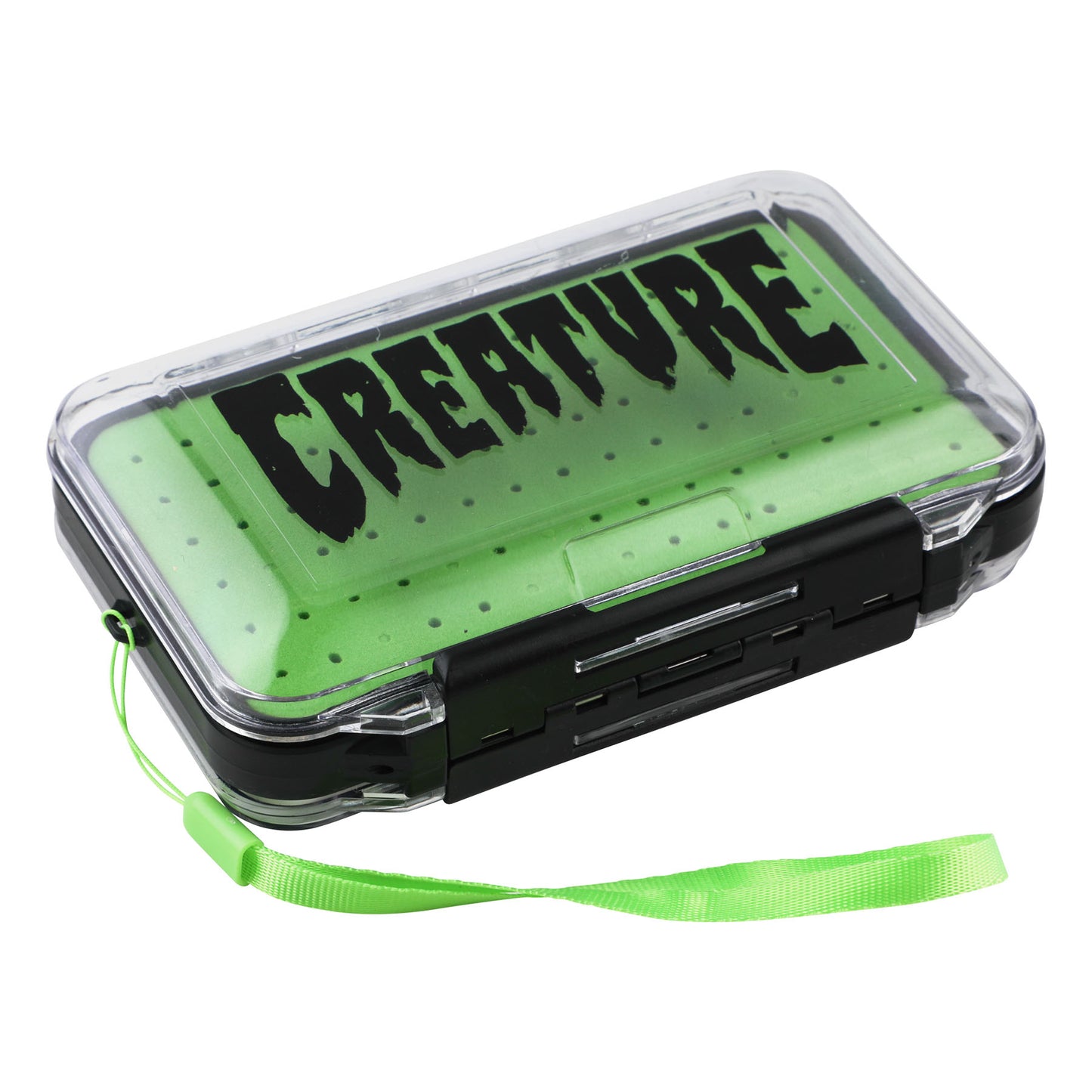 CREATURE SKATEBOARDS STREAM STASH STORAGE CASE BLACK/GREEN