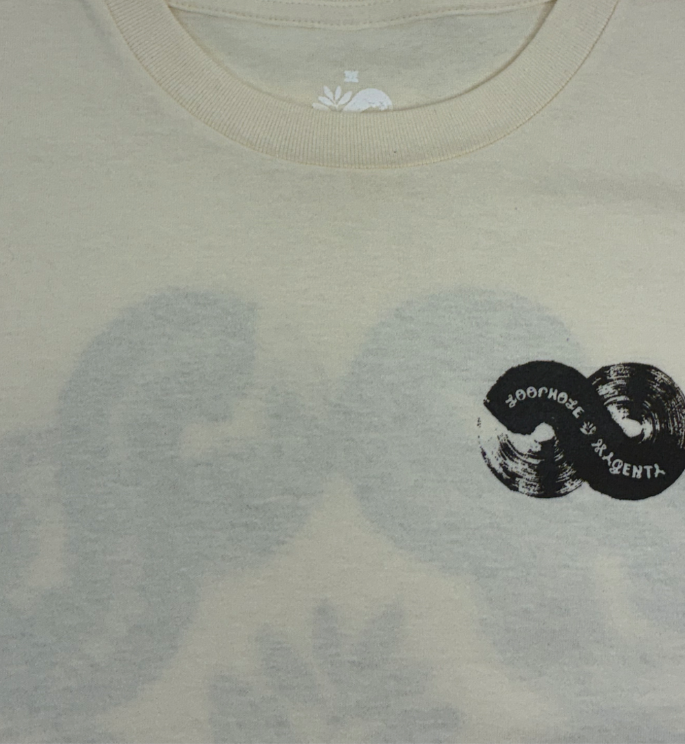 LOOPHOLE X MAGENTA CREAM TEE