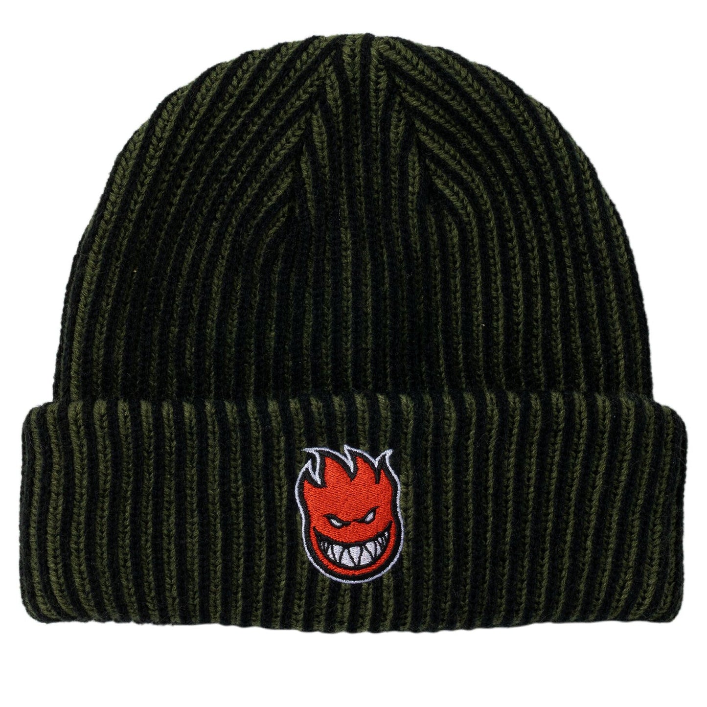 SPITFIRE WHEELS BIGHEAD FILL CUFF BEANIE OLIVE/BLACK