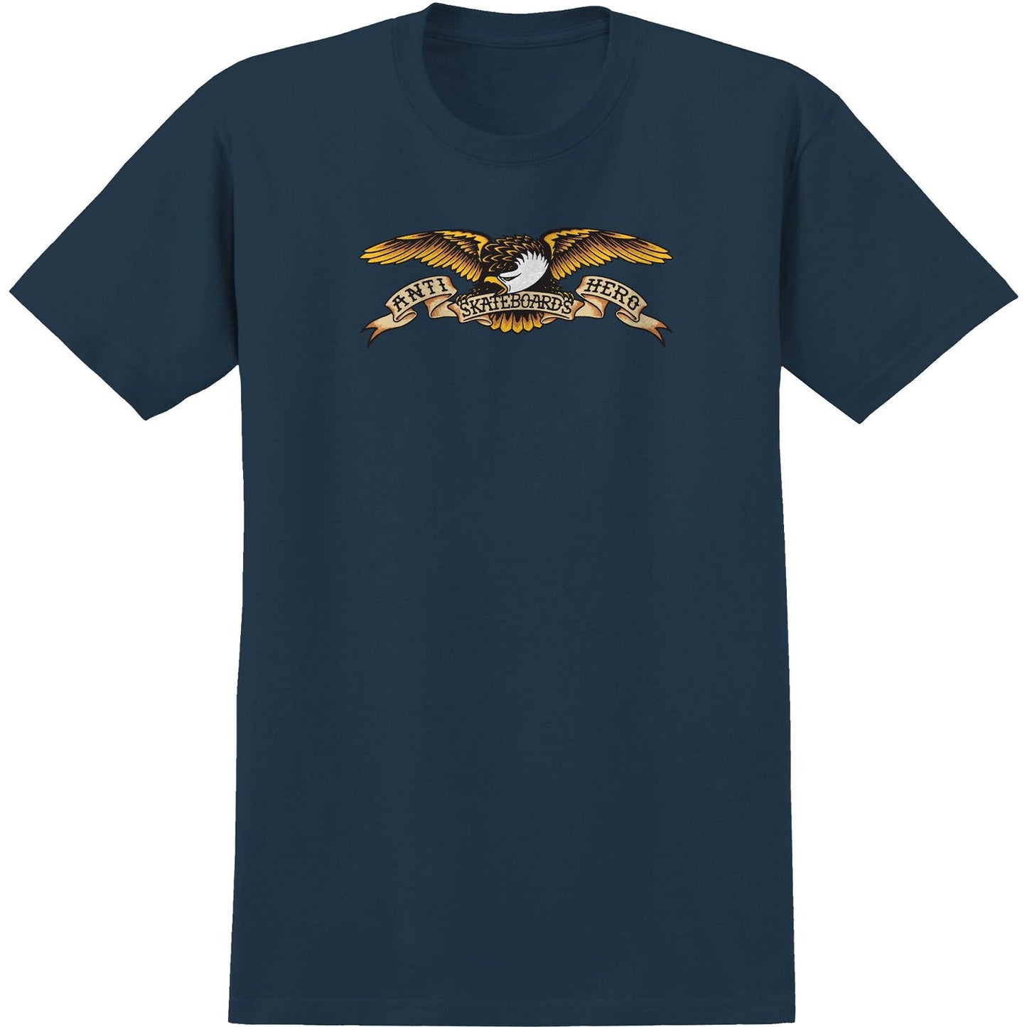 ANTIHERO SKATEBOARDS CLASSIC EAGLE TEE MIDNIGHT
