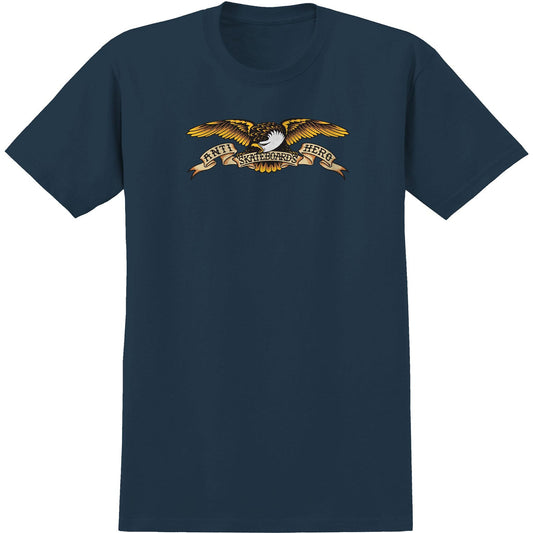 ANTIHERO SKATEBOARDS CLASSIC EAGLE TEE MIDNIGHT