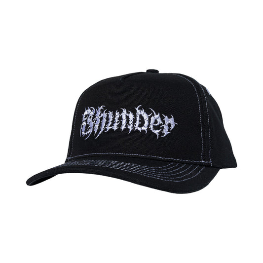 THUNDER TRUCKS VERTEBREA SNAPBACK CAP BLACK
