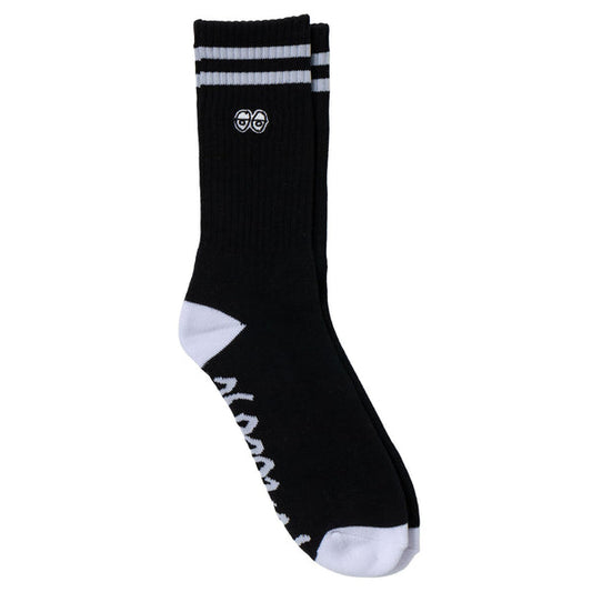 KROOKED SKATEBOARDS EYES EMB SOCKS BLK/WHITE