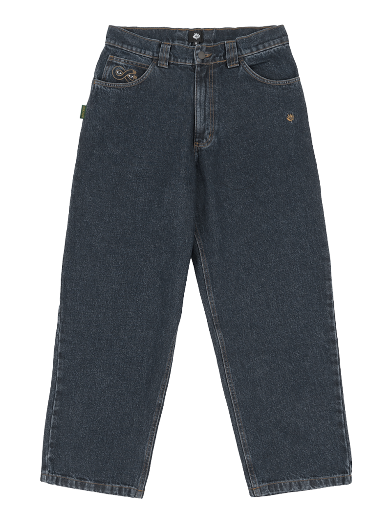 MAGENTA SKATEBOARDS OG DENIM PANTS CHARCOAL BLUE