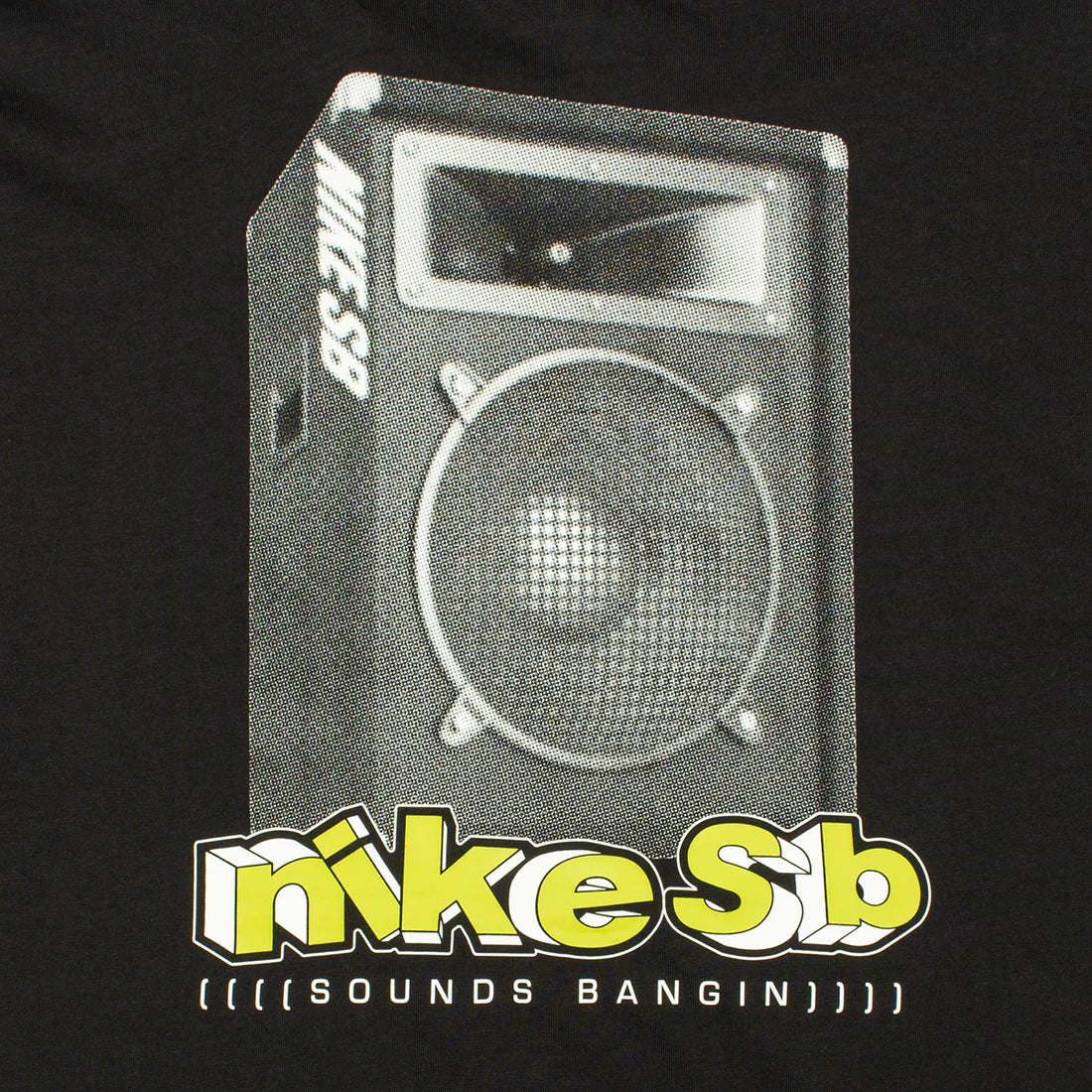 NIKE SB M90 SOUNDS BANGIN TEE BLACK