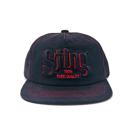 STINGWATER STING SALOON CAP BLACK