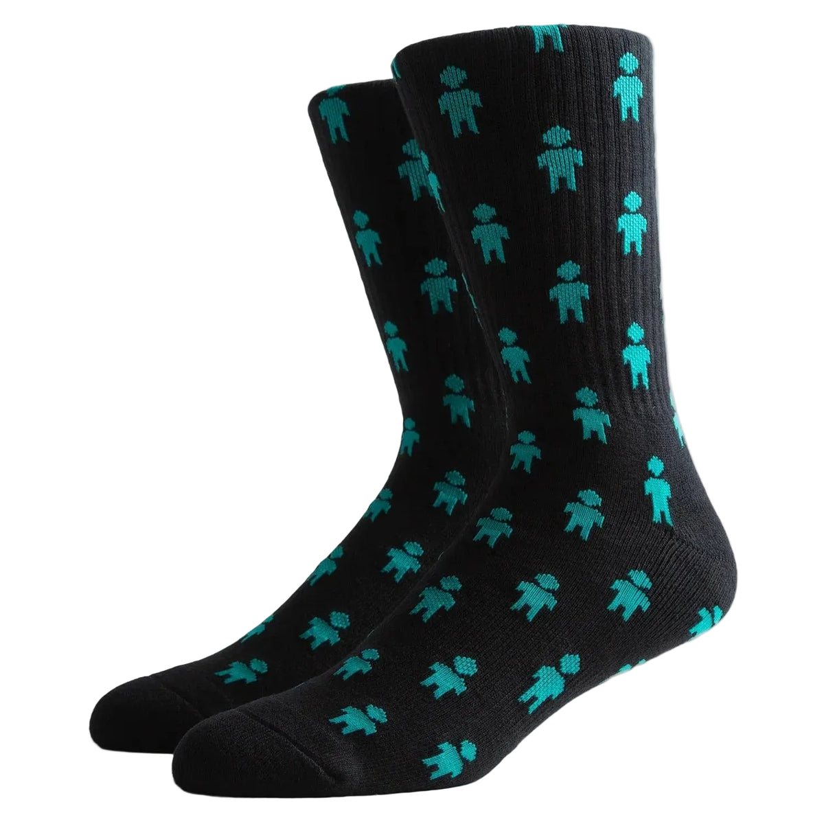 ALIEN WORKSHOP SOLO PATTERN SOCKS TEAL/BLACK