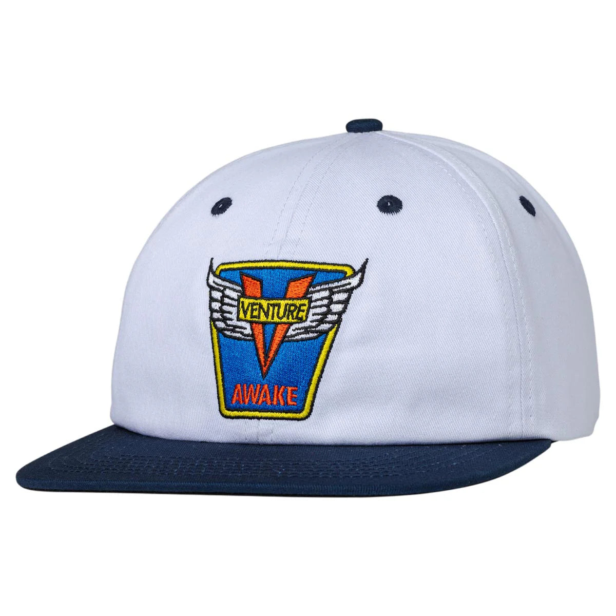 VENTURE TRUCKS ENBLEM STRAP CAP WHITE/NAVY